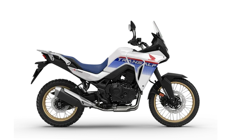Honda Transalp 750 color blanco