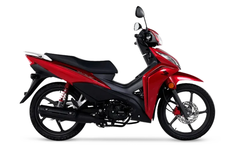 Honda Wave 110S de color Rojo